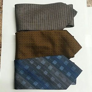 Lot of 3 silk ties